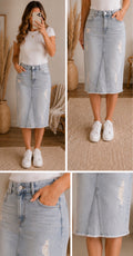 Marie denim skirt