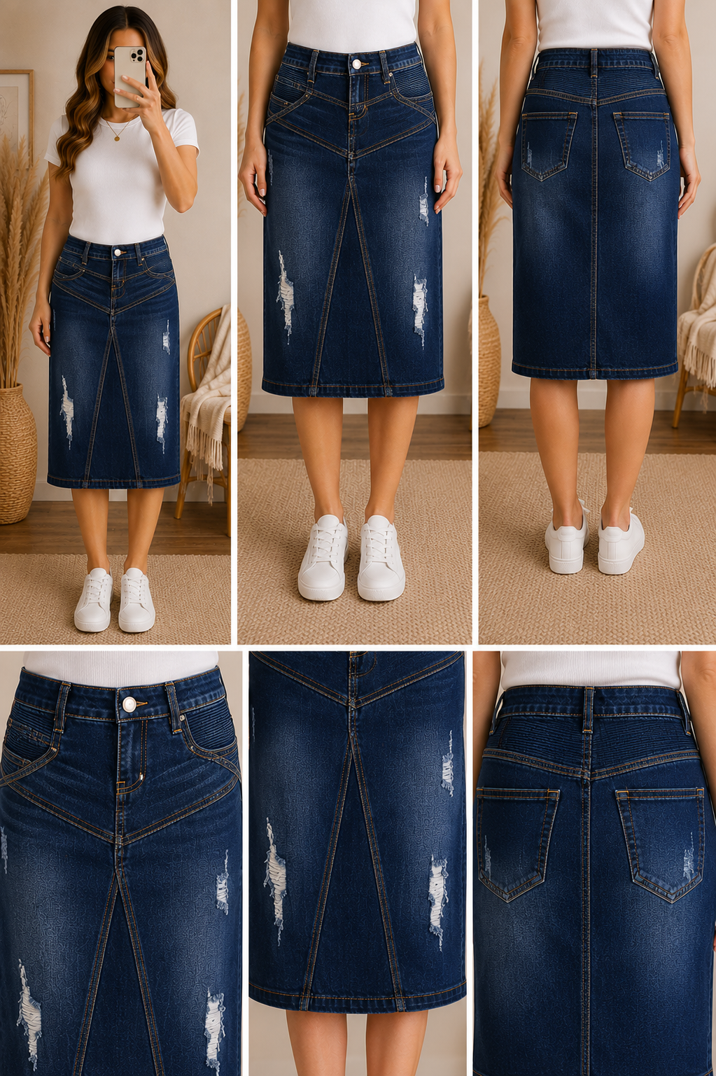 Kay midi denim