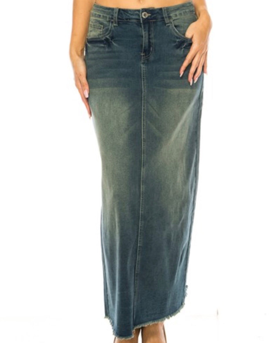 Gabby denim skirt