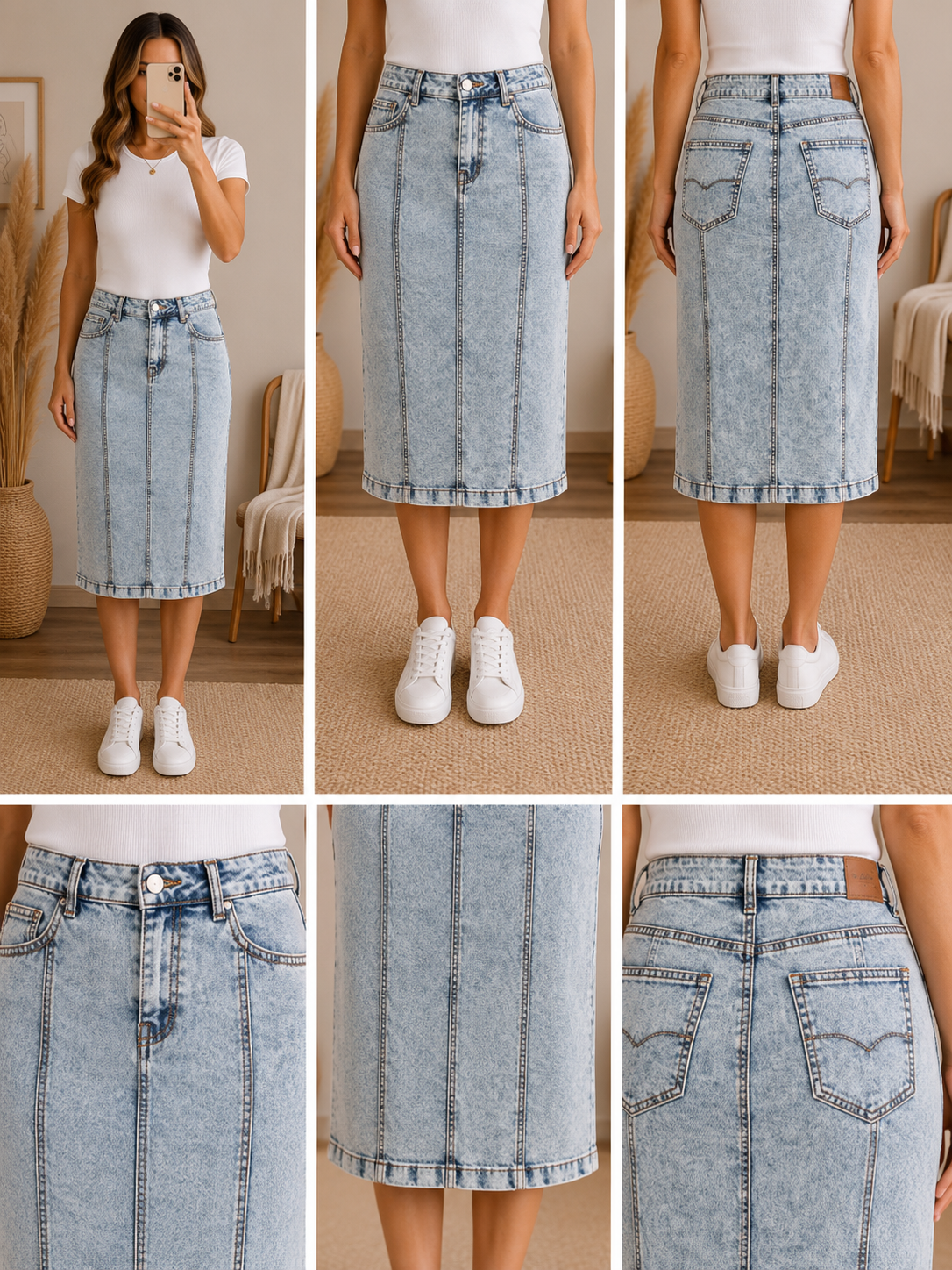 Kellie denim skirt