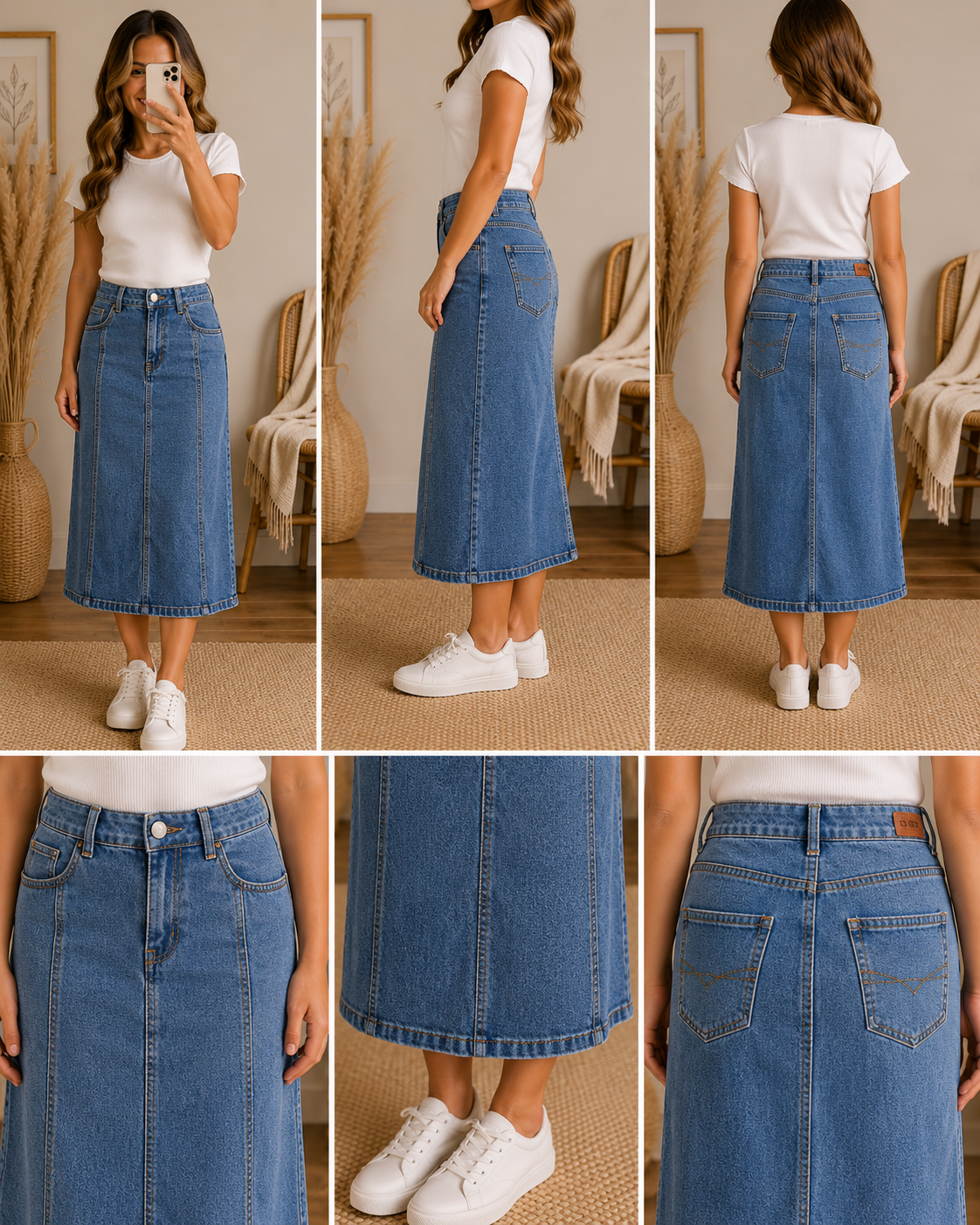 Kaylee denim skirt